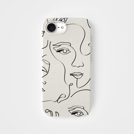 Eco-Friendly PLNTPRTCT Phone Case Teal Blush, Made with Plants, iPhone 16e