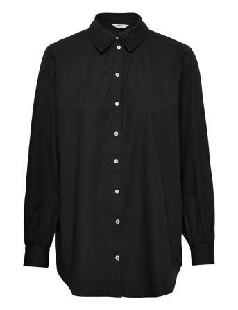 Onlrikke Lora Ls Loose Shirt Wvn Cs Black ONLY