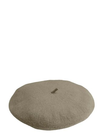 Pcfrench Wool Beret Beige Pieces