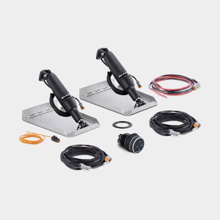 Elektrisch trimvlakkit Dometic Seastar Standard Trim Tab System, 12 x 12" (30 x 30 cm), voor boten van 18 - 32 voet (5.5 - 9.5 m), 12 V, roestvrij 