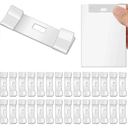 30 stk Metallreparasjonsklemmer for Vertikale Gardiner, Lamellreddere & Erstatningslameller