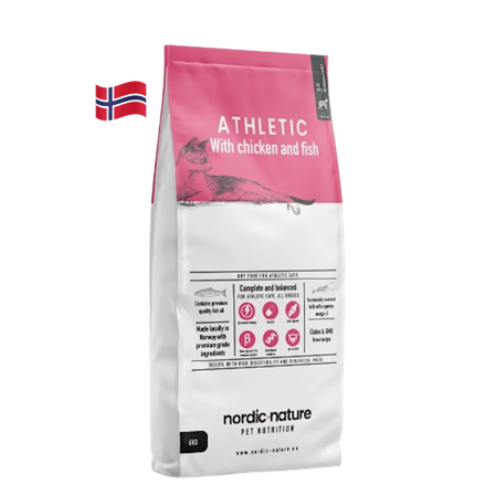 Nordic Nature - Katt Athletic 6 kg - Katt - Kattefôr & kattemat - Tørrfôr for katt - ZOO.no
