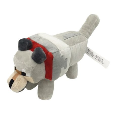 35 cm Minecraft Ulv Plysj Maskot Hund Steve