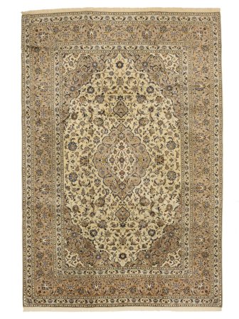 Hand Knotted Oriental Keshan Rug 220X350