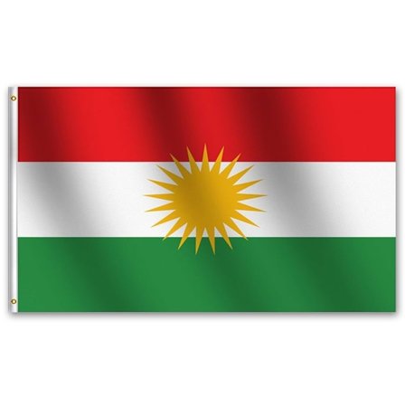 Kurdistans flagga - 150 x 90 cm-FA9-