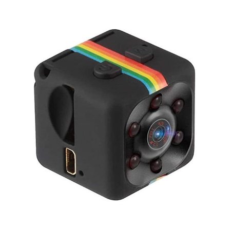 Mini Kamera 1080P Full HD Infraröd DVR Kamera med Mörkerseende Inspelare Svart YEMAESRE