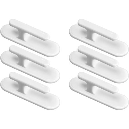 6 stk. Babysikring Sikkerhedsdør Vindue Persienner Ledning Persienner Ledning Optrækker Sikkerhedsvæg Krog Wrap Klamper Persienner Snoreholder Ingen 