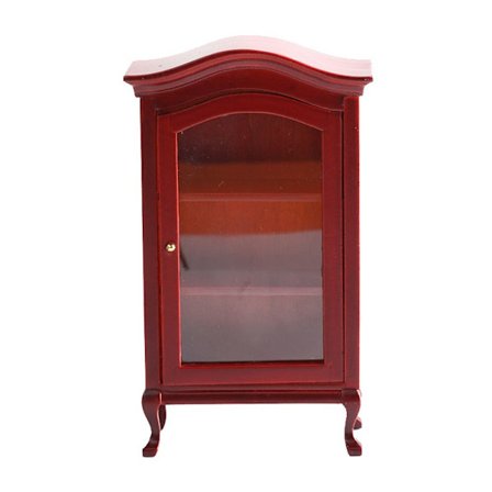 Miniatyr vitrinskåp för dockskåpsmöbler 2 2