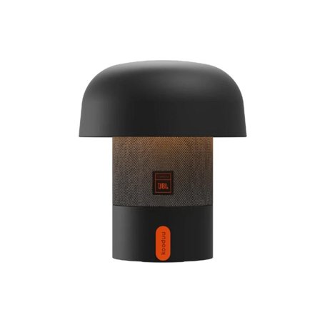Kooduu SensaPlayMini JBL-høyttaler lampe oppladbar antrasitt H16cm