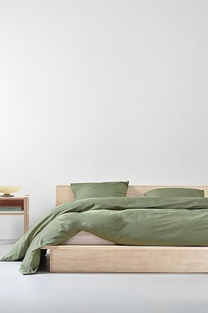 Jotex - Percale Pussilakanasetti Parivuode Orgaaninen Khaki Khaki - ZACK - Osta Parisängyt Jotex