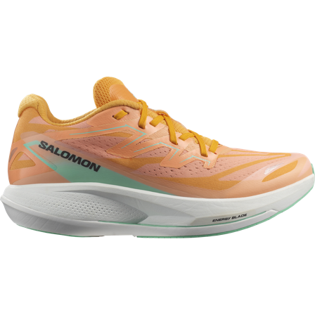 Salomon - Women's Road Running Shoes Phantasm 2 W - Cantaloupe / White - 9.5