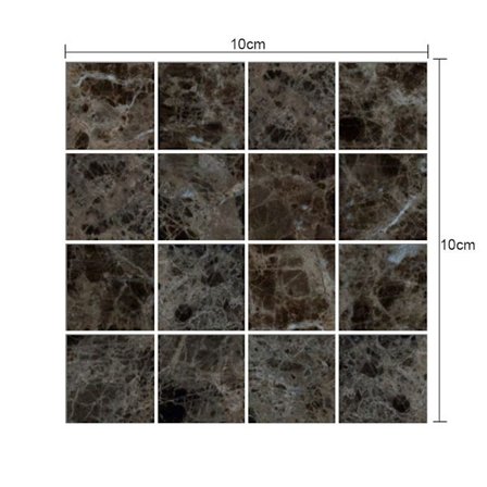 10 st Vattentäta Kakelmosaikklistermärken Köksbad Toalett Lim