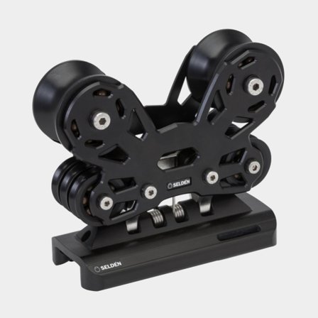 Seldén System 30 - Main Ball Bearing Double Car, Ball Bearing Sheaves, 6:1 Purchase, German Sheeting (443-351-05)