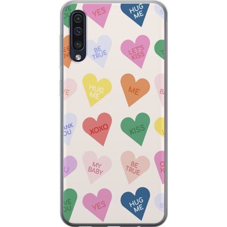 Kompatibelt Mobilskal till Samsung Samsung Galaxy A50 CandyHearts