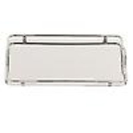 Stor rektangulær brett i rustfritt stål Hjem Stue Kommersiell diskbrett for kaffe Vannkopper Frukt