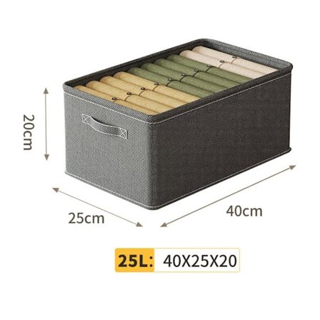 Klær Oppbevaringsboks Undertøy Oppbevaringsskuff 25L-40X25X20CM