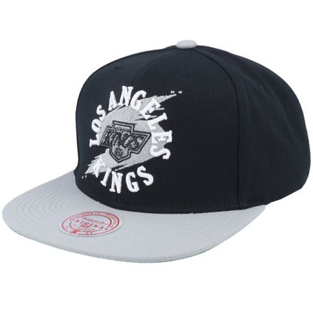 Mitchell & Ness - NHL Svart snapback Keps - Los Angeles Kings Circle Splash Vintage Black Snapback @ Hatstore