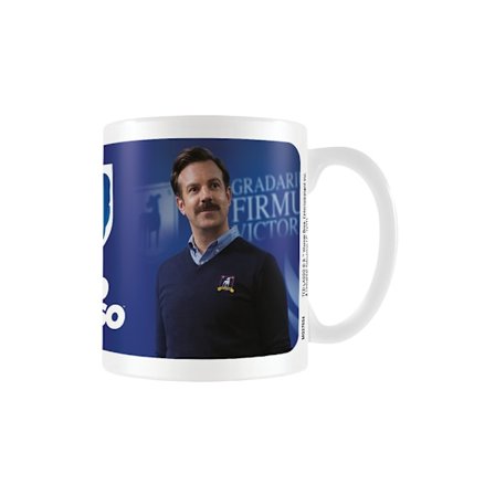 Ted Lasso I Believe In Believe Mug En Storlek Vit/Blå