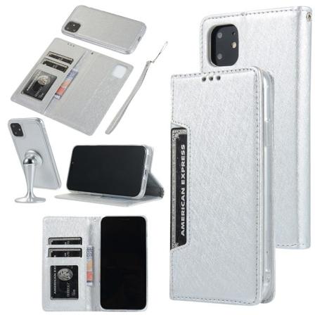 Ammattimainen lompakkokotelo - iPhone 11 Silver