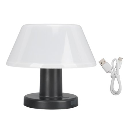 Udendørs Solar Bordlampe IPX4 Vandtæt Høj Lysstyrke Dæmpbar Solar Bordlampe til Indendørs og Udendørs Brug