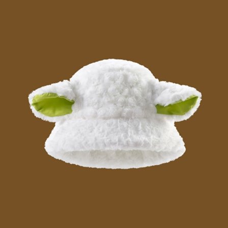 Dam Lammull Bucket Hat Vinter Får Öron Plysch Panama Kepsar