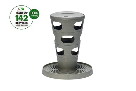 Feed Tower til Høns, Grå - 36cm