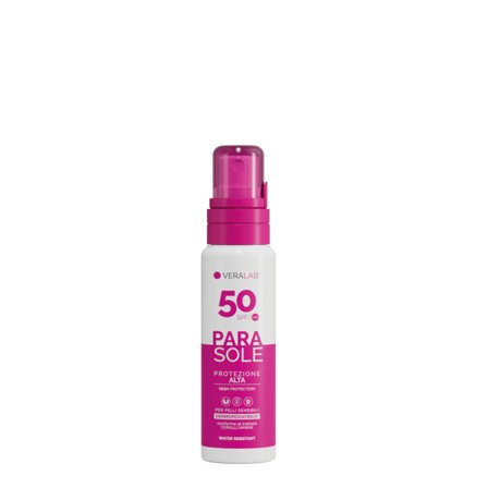 Veralab PARASOLE 50 Latte solare spray - SPF50 100ml - Latte solare corpo alta prot.