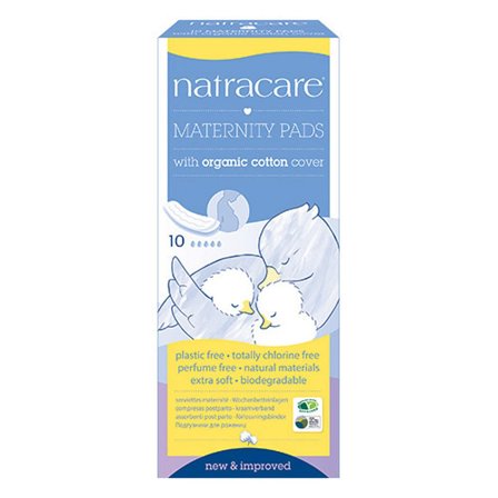 Natracare New mother efterfødselsbind 10 stk., Medicin & Pleje, Efterfødsel, Efterfødselsbind
