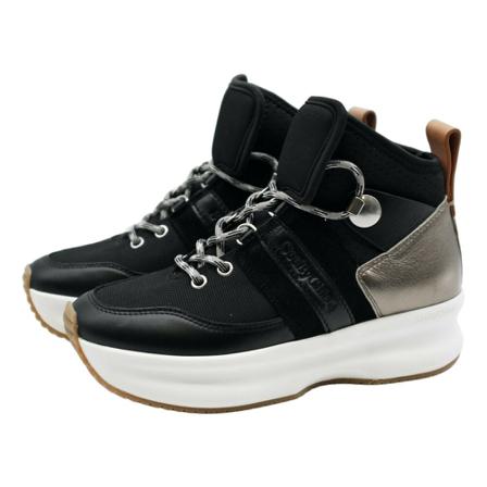 See by Chloé Platform Sneakers , Zwart , Dames , Maat: 36 EU