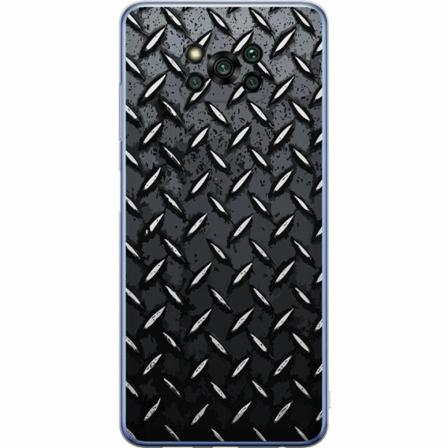 Xiaomi Poco X3 Pro Genomskinligt Skal Metalliskt Mönster