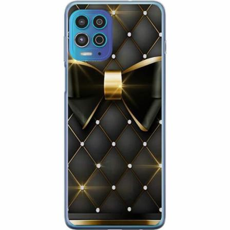 Motorola Moto G100 Mjukt Skal - Gyllene Rosett