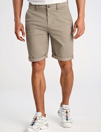 Lindbergh Superflex Aop Chino Shorts - Beige - M