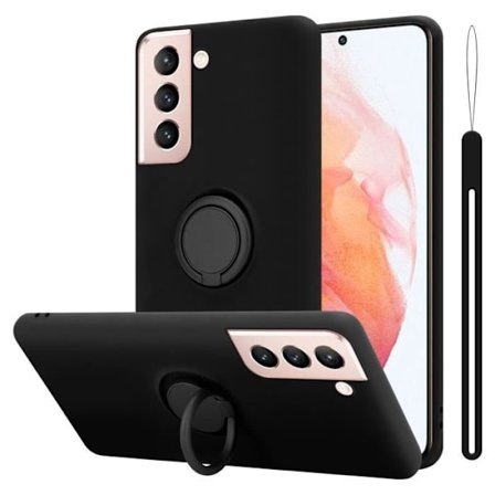 Fodral till Samsung Galaxy S22 Skal i LIQUID BLACK Fodral Skydd i silikon TPU mobiltelefon