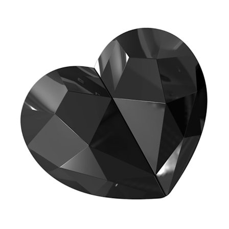 Bluetooth 5.3 In-Ear Hörlurar + Hjärta Laddningsfodral - Svart