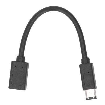 IEEE 1394 Firewire-kabel 800 Mbps 20 cm Lång Plug and Play Hane till Hona 6-Pin till 6-Pin Firewire-kabel för Kamera Skrivare