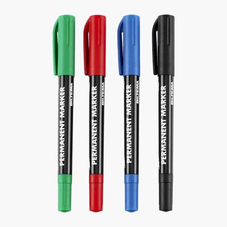 Biltema - Merkepenn for plastflater 4 stk.