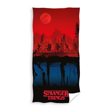 Stranger Things 100% bomuldshåndklæde{KDO}
