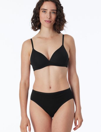 Schiesser 3-Pack Sand-Colored Slips - Essentials - Black - XXL