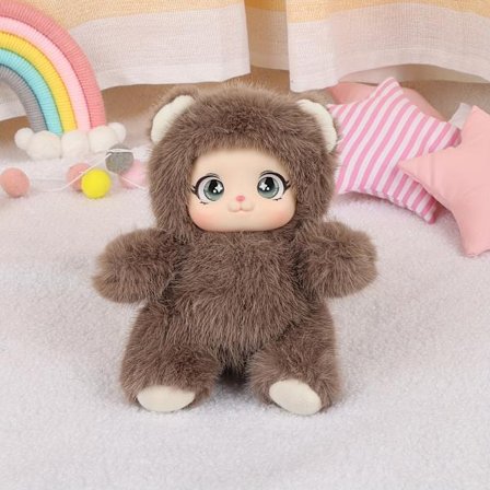 AURAESIN Pehmolelut - Erittäin pehmeät halattavat pupu-, karhu- ja lammasnuket, // Suloiset täytetyt eläimet sopivat yöpöydälle ja työpöydän 