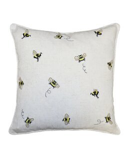 Pudebetræk Betty med broderede bier