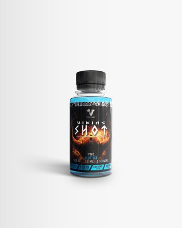 PWO-shot - 100 ml - Blue Ice - Viking Power Viking Shot - Pre-Workout, Kosttillskott, Prestationshöjare & PWO, Pre-Workout (PWO)