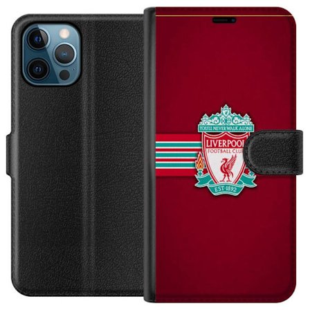 Kompatibel Tegnebogsetui til Apple iPhone 12 Pro Max Liverpool FC fodboldtrøje rød supporter merchandise