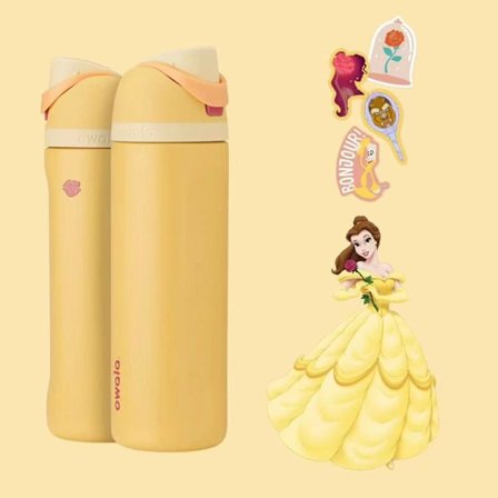 Owala Kop Bærbar 24OZ owala Kop Dobbeltlags vakuumisoleret glas højværdi sugerør Kop Beast Prince