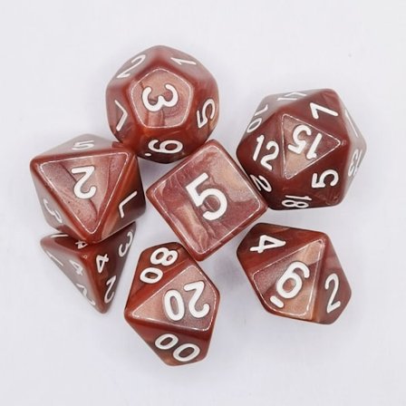 7 kpl / set DND Dice Polyhedral Dice STYLE 8 STYLE 8