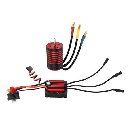 GTSKYTENRC RC Bil Brushless Motor ESC Brushless Elektronisk Hastighedsregulator Sæt til 1/14 Fjernstyret Bil 5700KV