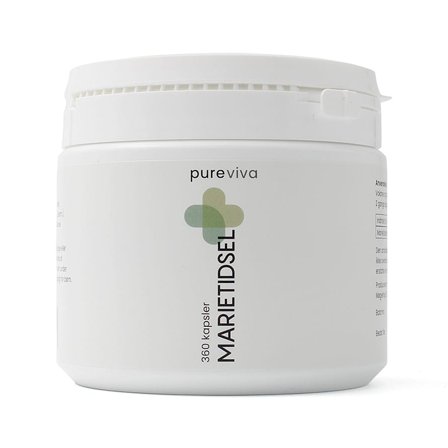 Pureviva Kosttilskud Marietidsel 360 kaps., Helse & Madvarer, Ingredienser, Urter