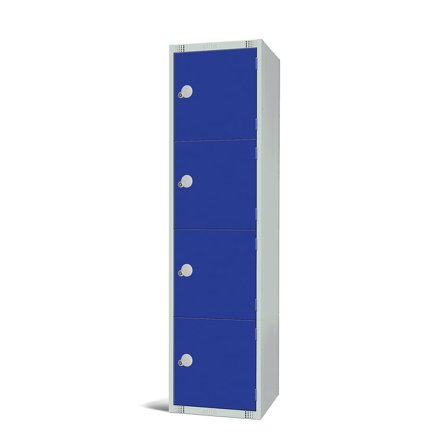 Elite locker, 4 door, 1800x450x450 mm, dark blue