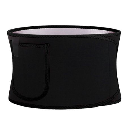 Svettebelte for sportsløping for å forbrenne fett Midjetrimming Fitness Midjestøtte for intens svetting og mageflatingstrening[D]