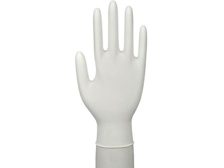 ABENA Nitrilhandske accelerator/puderfri vit XS 150/fp - Lyreco - Skyddsutrustning - Engångshandskar - Nitrilhandskar