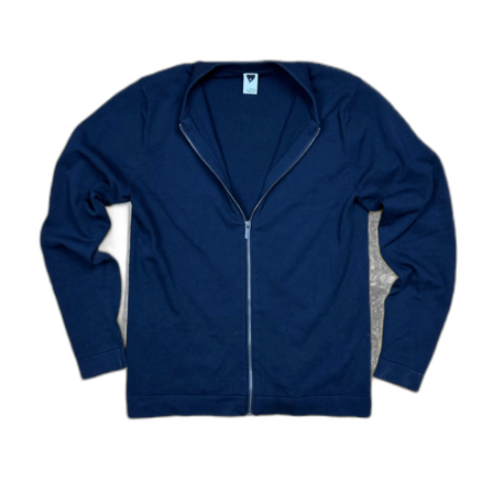 Marinblå stickad tröja